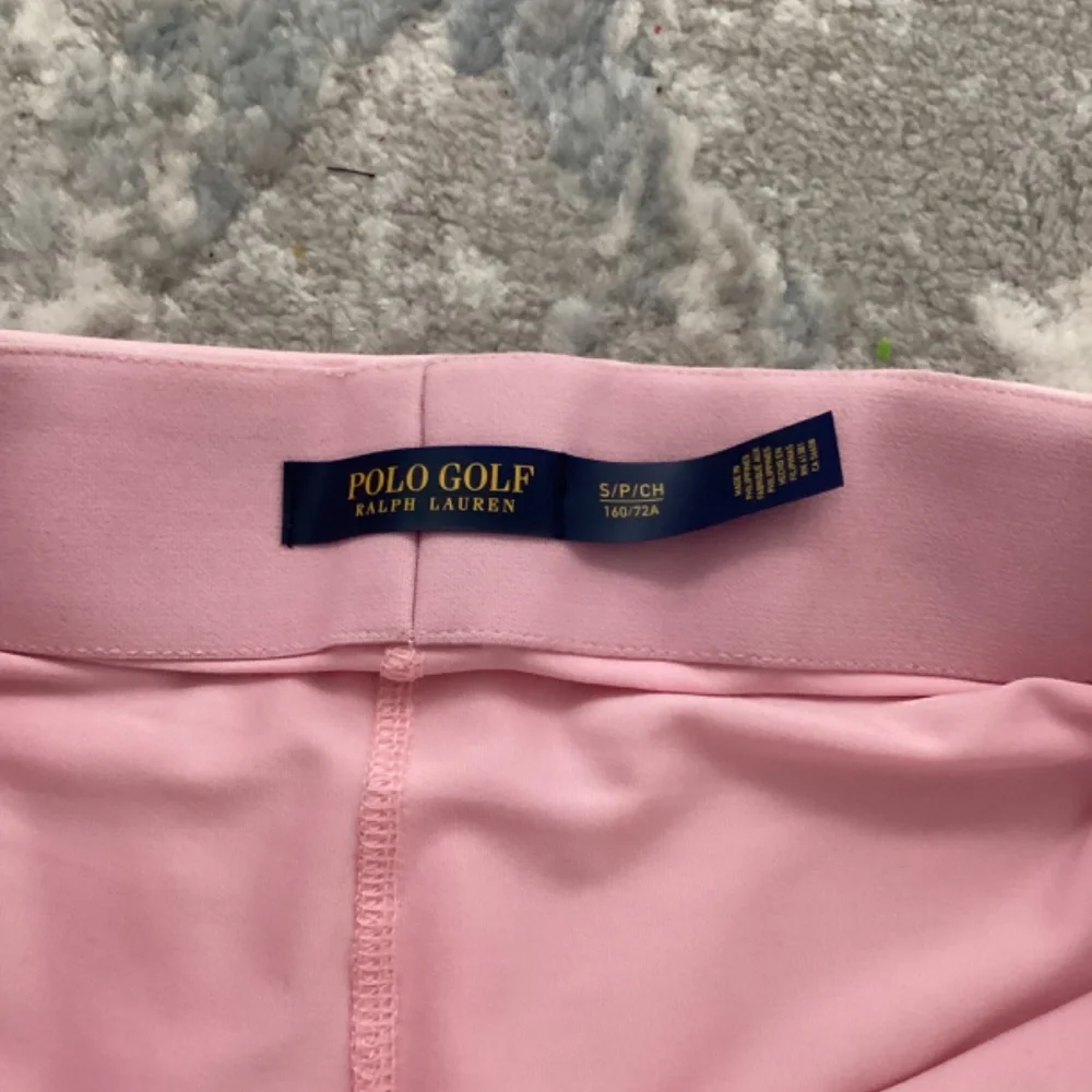 NEW POLO GOLF Ralph Lauren Flounce Solid Pink Ruffled Skort Skirt Womens Sz S